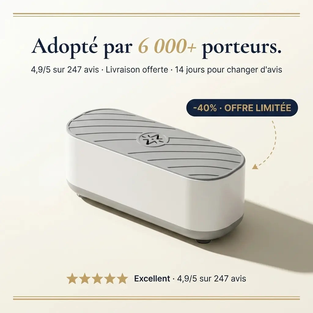ELYS PureVision™ – Nettoyeur à ultrasons pour lunettes et bijoux